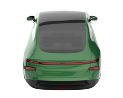 voiture moderne isolée sur fond transparent. rendu 3d - illustration png