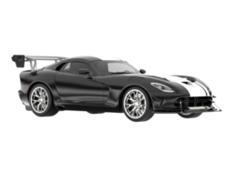 Muscle car isolated on transparent background. 3d rendering - illustration png