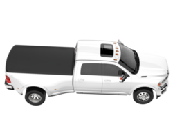 camionnette isolée sur fond transparent. rendu 3d - illustration png