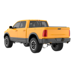 Pickup truck isolated on transparent background. 3d rendering - illustration png