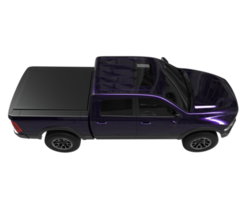 camionnette isolée sur fond transparent. rendu 3d - illustration png