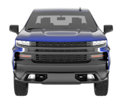 Pickup truck isolated on transparent background. 3d rendering - illustration png