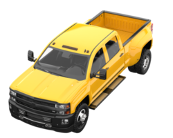 Pickup truck isolated on transparent background. 3d rendering - illustration png