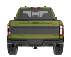 Pickup truck isolated on transparent background. 3d rendering - illustration png