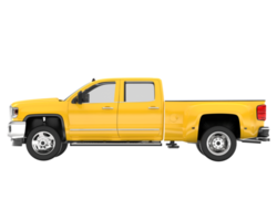 Pickup truck isolated on transparent background. 3d rendering - illustration png