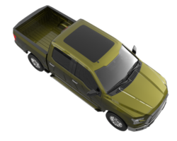 camionnette isolée sur fond transparent. rendu 3d - illustration png