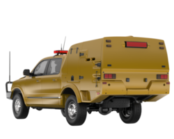 Pickup truck isolated on transparent background. 3d rendering - illustration png