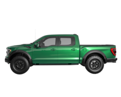 Pickup truck isolated on transparent background. 3d rendering - illustration png