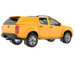 Pickup truck isolated on transparent background. 3d rendering - illustration png