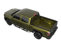 Pickup truck isolated on transparent background. 3d rendering - illustration png