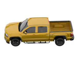 Pickup truck isolated on transparent background. 3d rendering - illustration png