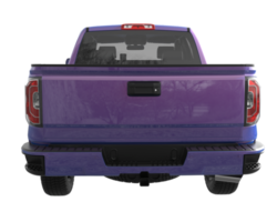 Pickup truck isolated on transparent background. 3d rendering - illustration png