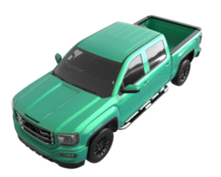 Pickup truck isolated on transparent background. 3d rendering - illustration png