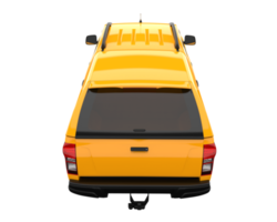 Pickup truck isolated on transparent background. 3d rendering - illustration png