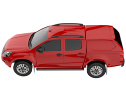 Pickup truck isolated on transparent background. 3d rendering - illustration png