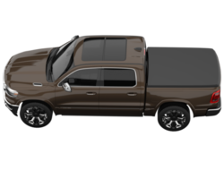 Pickup truck isolated on transparent background. 3d rendering - illustration png