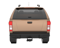 Pickup truck isolated on transparent background. 3d rendering - illustration png