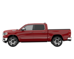 Pickup truck isolated on transparent background. 3d rendering - illustration png