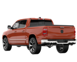 Pickup truck isolated on transparent background. 3d rendering - illustration png