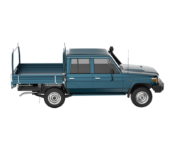 Pickup truck isolated on transparent background. 3d rendering - illustration png