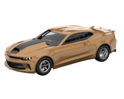 Race car isolated on transparent background. 3d rendering - illustration png