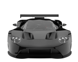 voiture de course isolée sur fond transparent. rendu 3d - illustration png