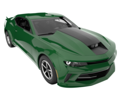 carro de corrida isolado em fundo transparente. renderização 3D - ilustração png