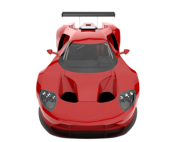 Race car isolated on transparent background. 3d rendering - illustration png