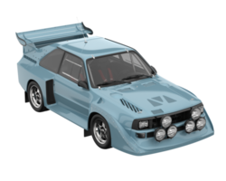 Race car isolated on transparent background. 3d rendering - illustration png