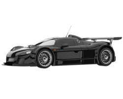 voiture de course isolée sur fond transparent. rendu 3d - illustration png