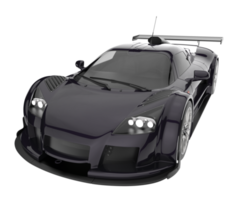 voiture de course isolée sur fond transparent. rendu 3d - illustration png