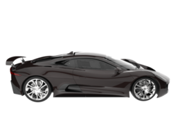 voiture de course isolée sur fond transparent. rendu 3d - illustration png