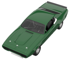 voiture de course isolée sur fond transparent. rendu 3d - illustration png