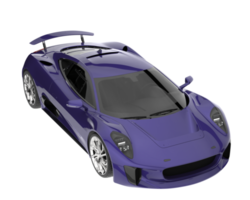 Race car isolated on transparent background. 3d rendering - illustration png