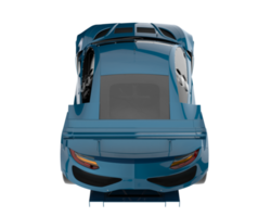 Race car isolated on transparent background. 3d rendering - illustration png