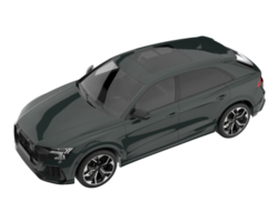 Realistic SUV isolated on transparent background. 3d rendering - illustration png