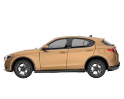 Realistic SUV isolated on transparent background. 3d rendering - illustration png