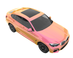 Realistic SUV isolated on transparent background. 3d rendering - illustration png