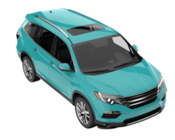 realistisk sUV isolerat på transparent bakgrund. 3d tolkning - illustration png