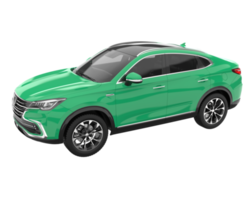 Realistic SUV isolated on transparent background. 3d rendering - illustration png