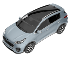 realistico suv isolato su trasparente sfondo. 3d interpretazione - illustrazione png