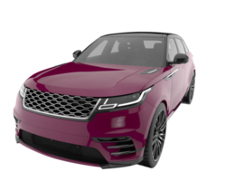 Realistic SUV isolated on transparent background. 3d rendering - illustration png
