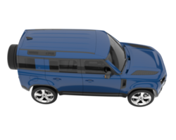 suv realista isolado em fundo transparente. renderização 3D - ilustração png