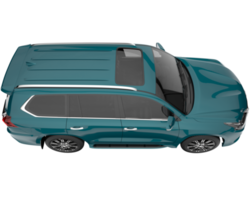 realistisk sUV isolerat på transparent bakgrund. 3d tolkning - illustration png