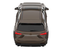 Realistic SUV isolated on transparent background. 3d rendering - illustration png