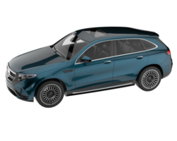 Realistic SUV isolated on transparent background. 3d rendering - illustration png