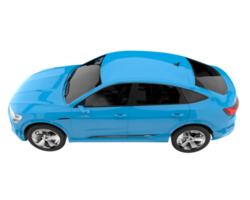 Realistic SUV isolated on transparent background. 3d rendering - illustration png