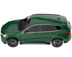Realistic SUV isolated on transparent background. 3d rendering - illustration png