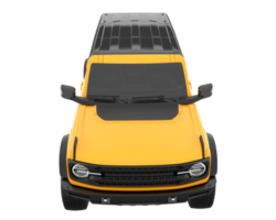 Realistic SUV isolated on transparent background. 3d rendering - illustration png