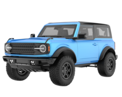 Realistic SUV isolated on transparent background. 3d rendering - illustration png